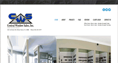 Desktop Screenshot of centralwindowsales.com